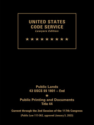 cover image of United States Code Service